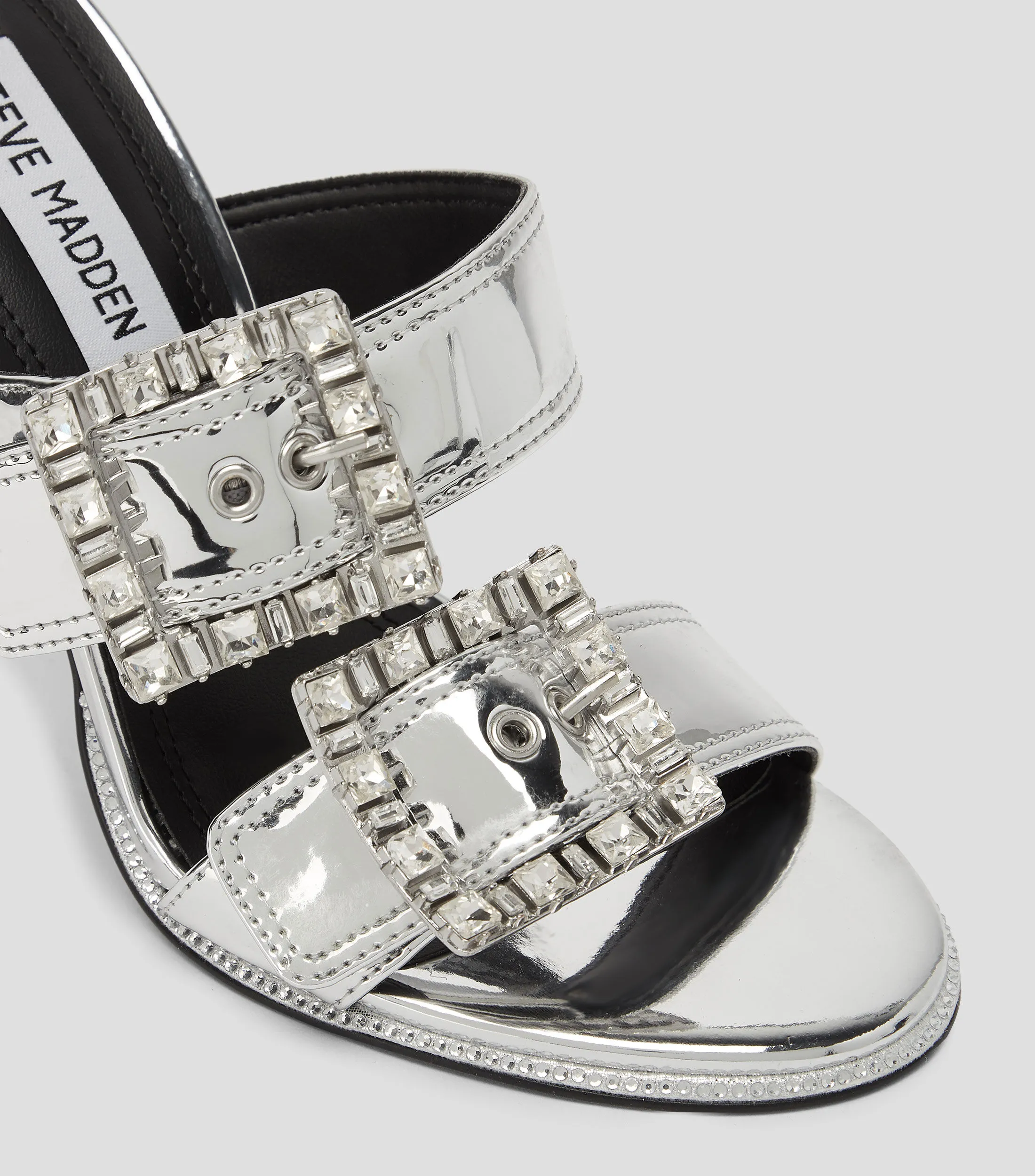 Steve Madden Zapatillas slip on con tacón alto delgado Mujer