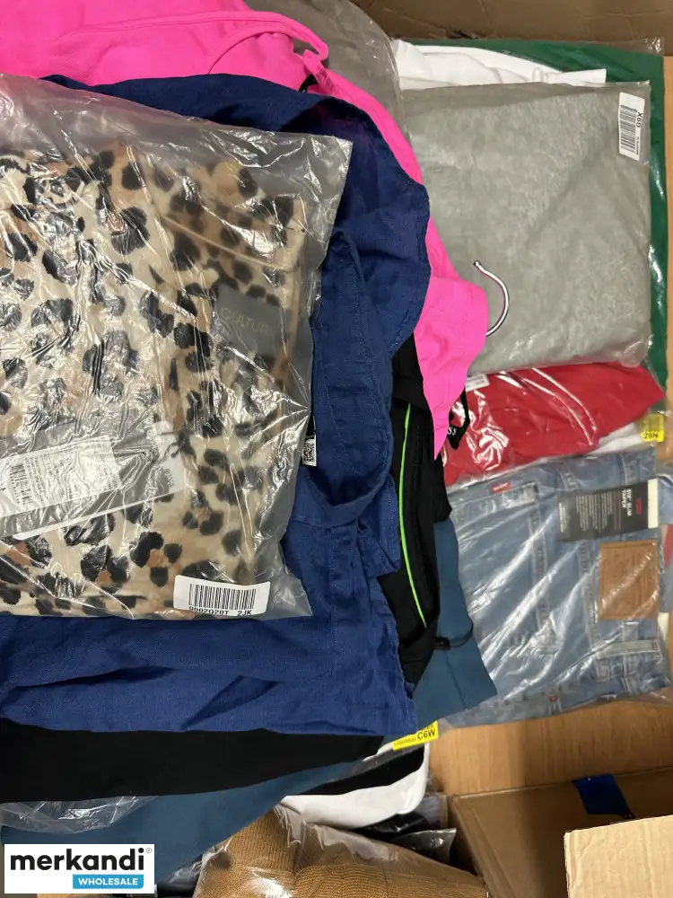 Stock de ropa de primera calidad mezcla de ropa Ralph tommy guess Adidas Levis cultura Nike boss zalando