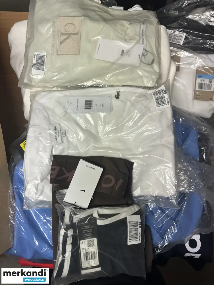 Stock de ropa de primera calidad mezcla de ropa Ralph tommy guess Adidas Levis cultura Nike boss zalando
