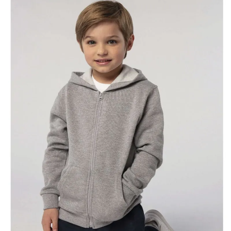 Sudadera capucha y cremallera niños Stone de Sol's