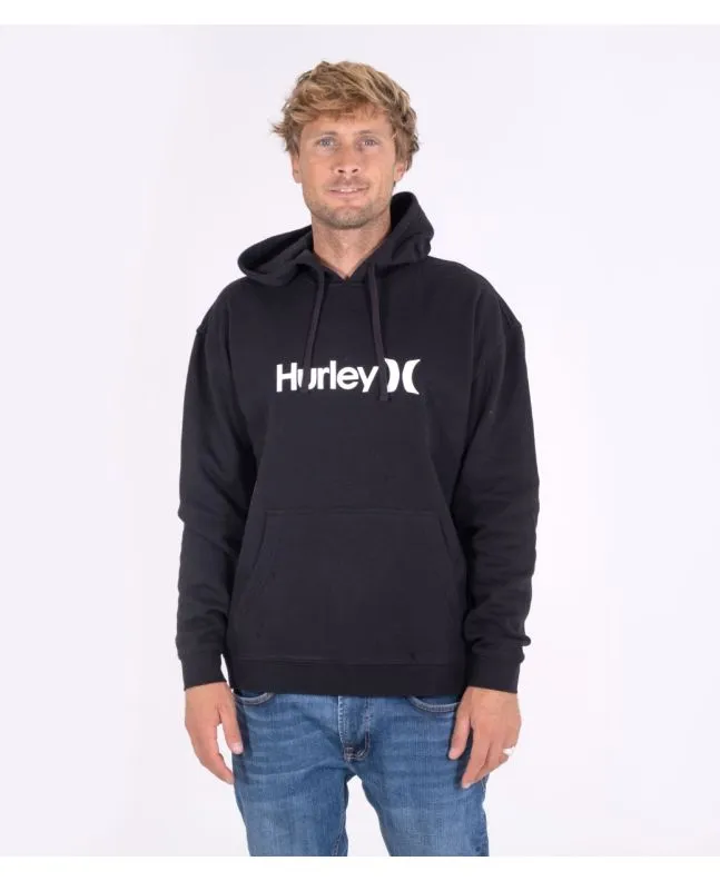 Sudadera con capucha Hurley One and Only Solid Core Fleece Negra