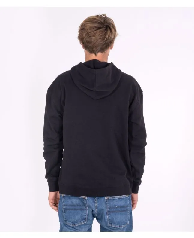 Sudadera con capucha Hurley One and Only Solid Core Fleece Negra