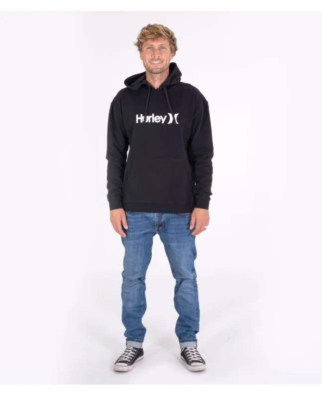 Sudadera con capucha Hurley One and Only Solid Core Fleece Negra