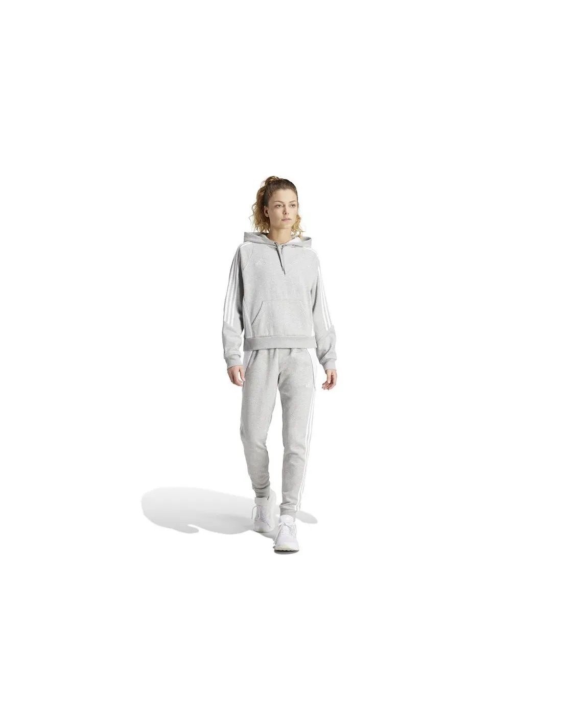 Sudadera de Fútbol adidas Tiro24 Mujer Gris