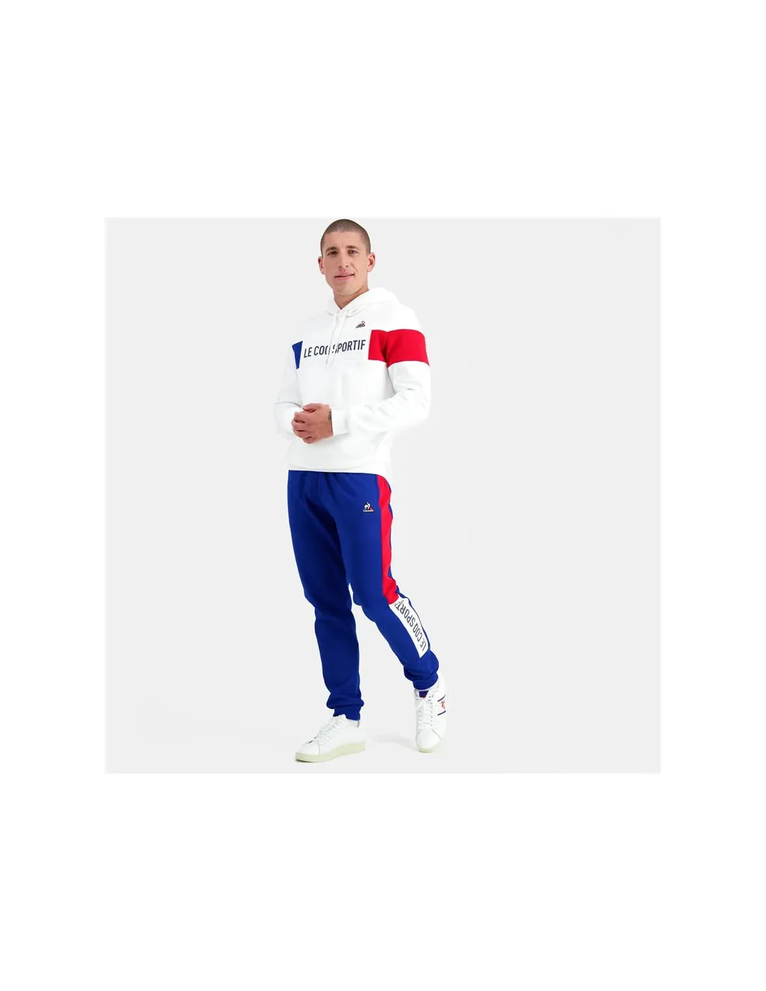 Sudadera Le Coq Sportif Tricolore Nª 1 New Optical Blanco Hombre