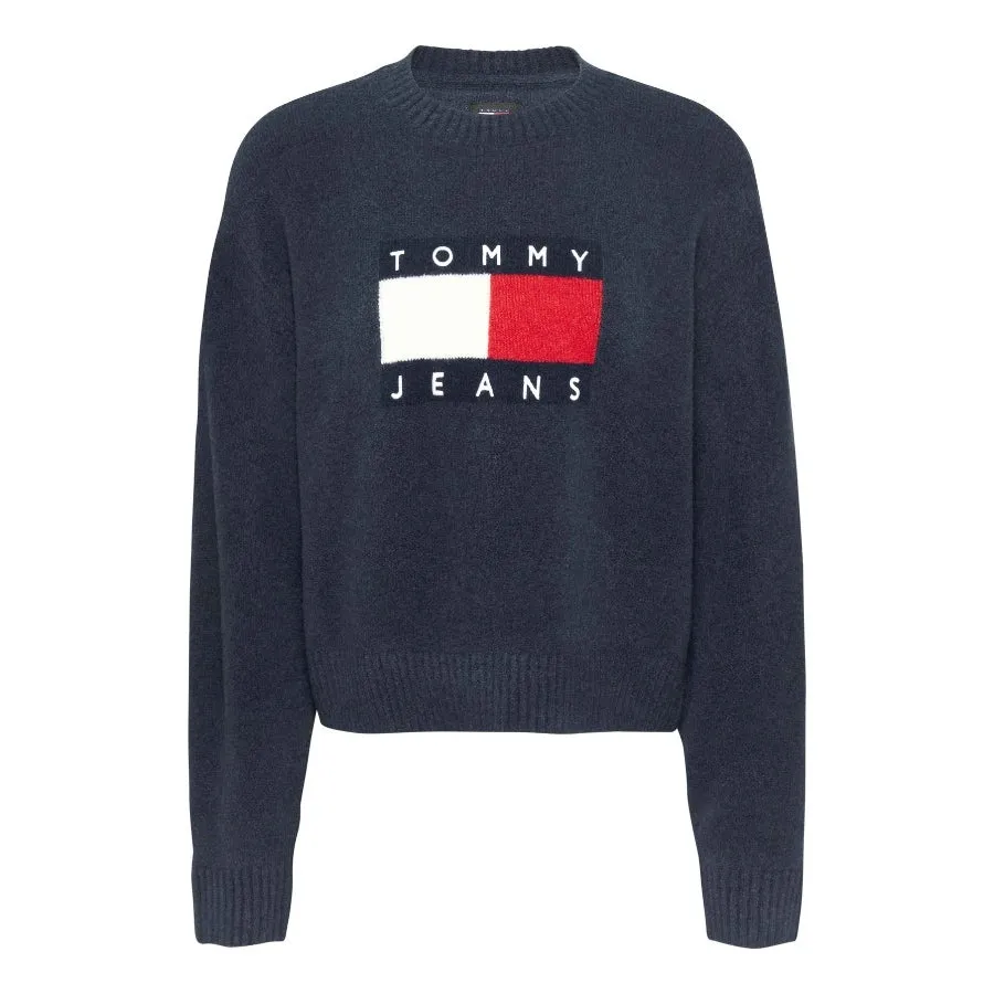  Sudaderas Tommy jeans TJW Melange Flag Sweater Ext