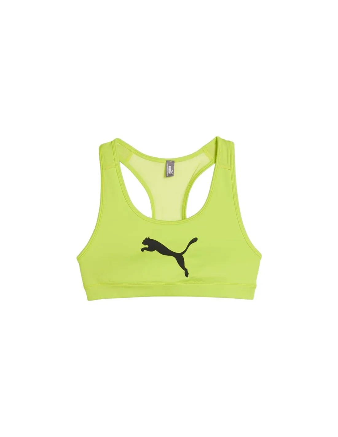 Sujetador deportivo de Fitness Puma 4 KEEPS Mujer Amarillo Negro