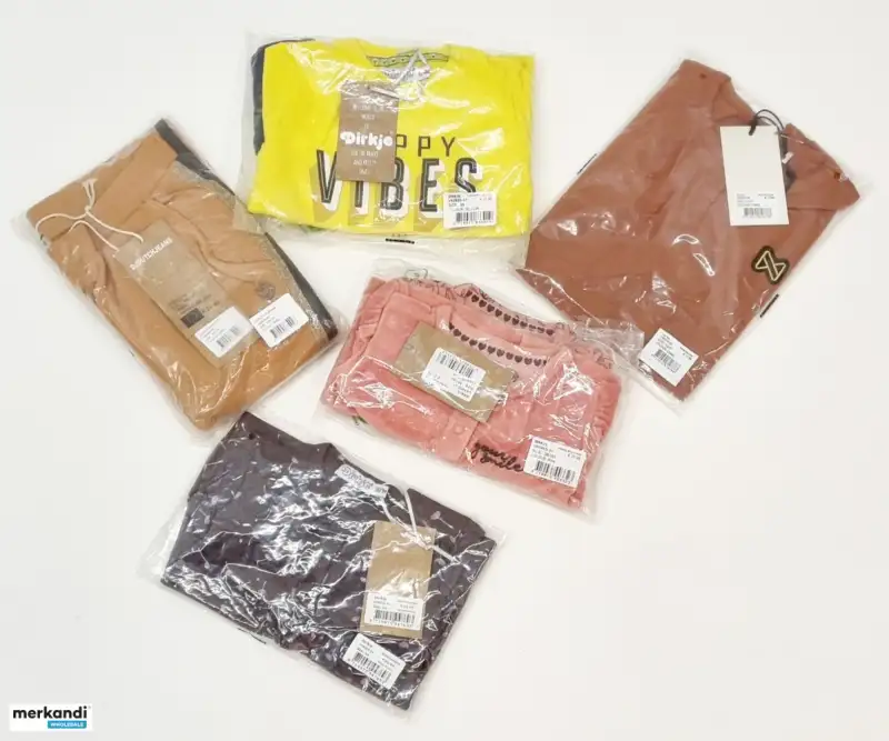 Surtido de ropa de marca para bebés y niños al por mayor