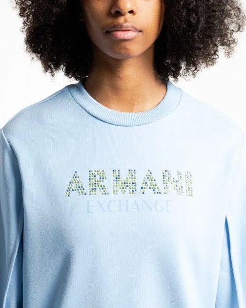 Sweatshirt Armani Exchange 3DYM32 Azul