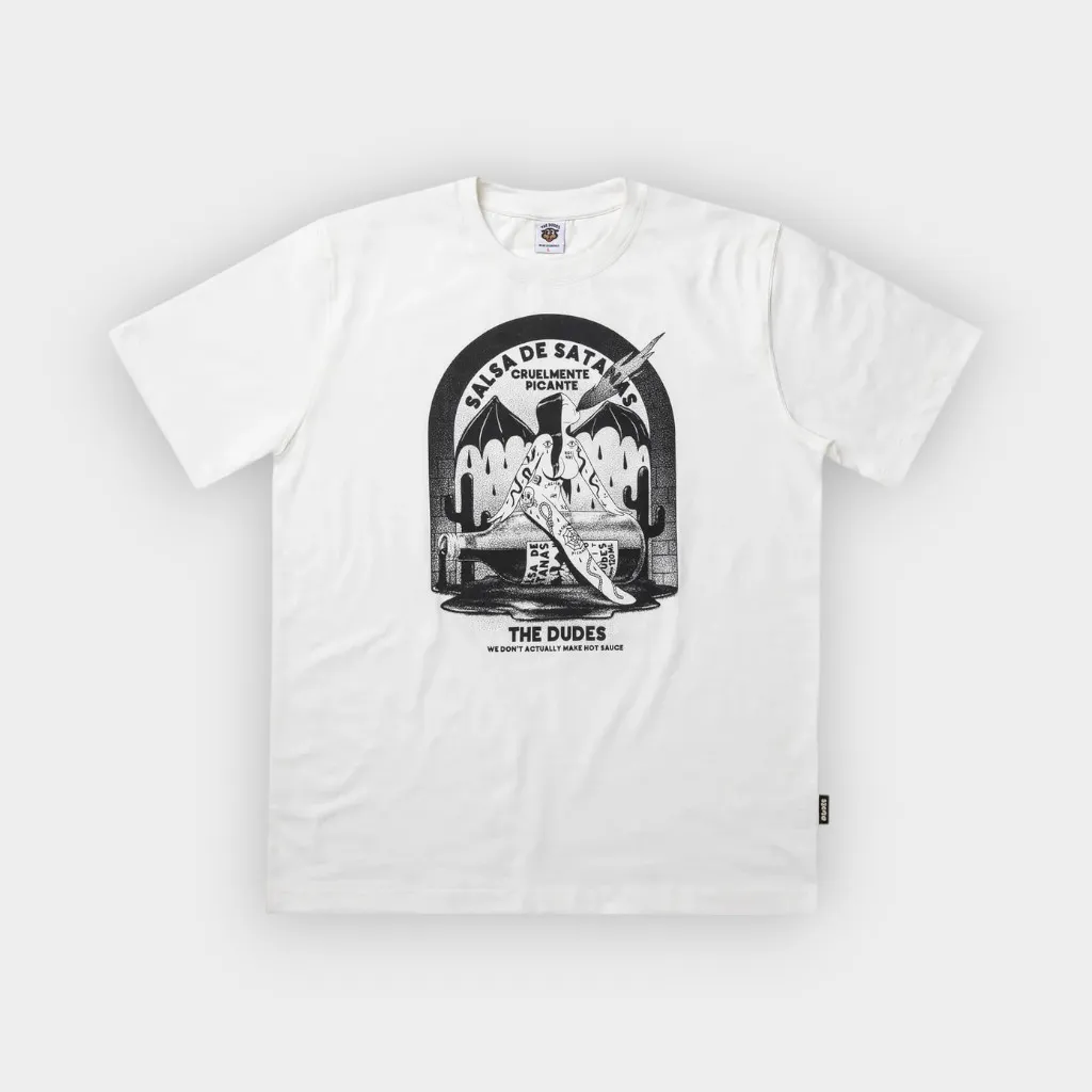 The Dudes – Camiseta Salsa Classic blanca
