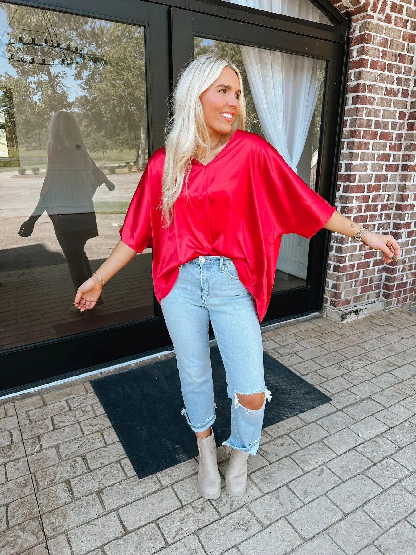 THE SADIE CHILI PEPPER TOP