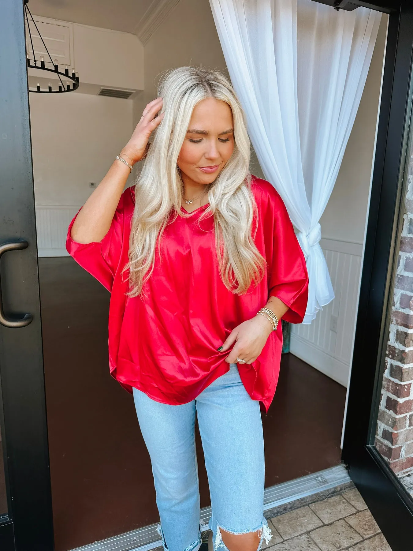 THE SADIE CHILI PEPPER TOP