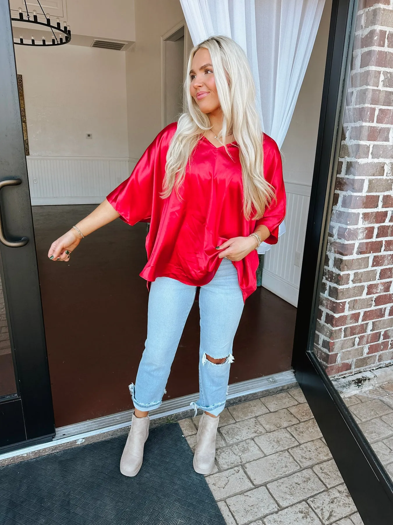THE SADIE CHILI PEPPER TOP