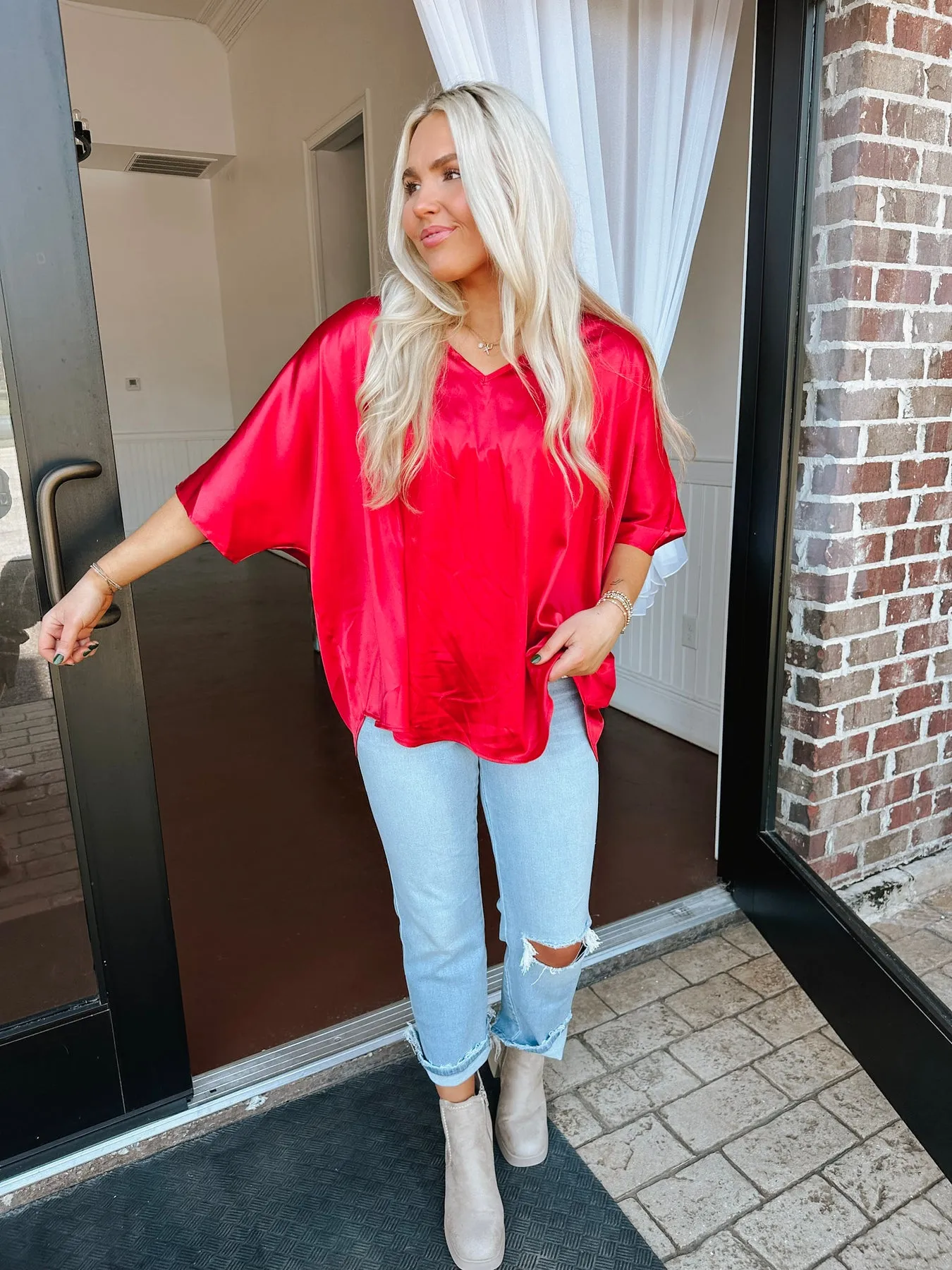 THE SADIE CHILI PEPPER TOP