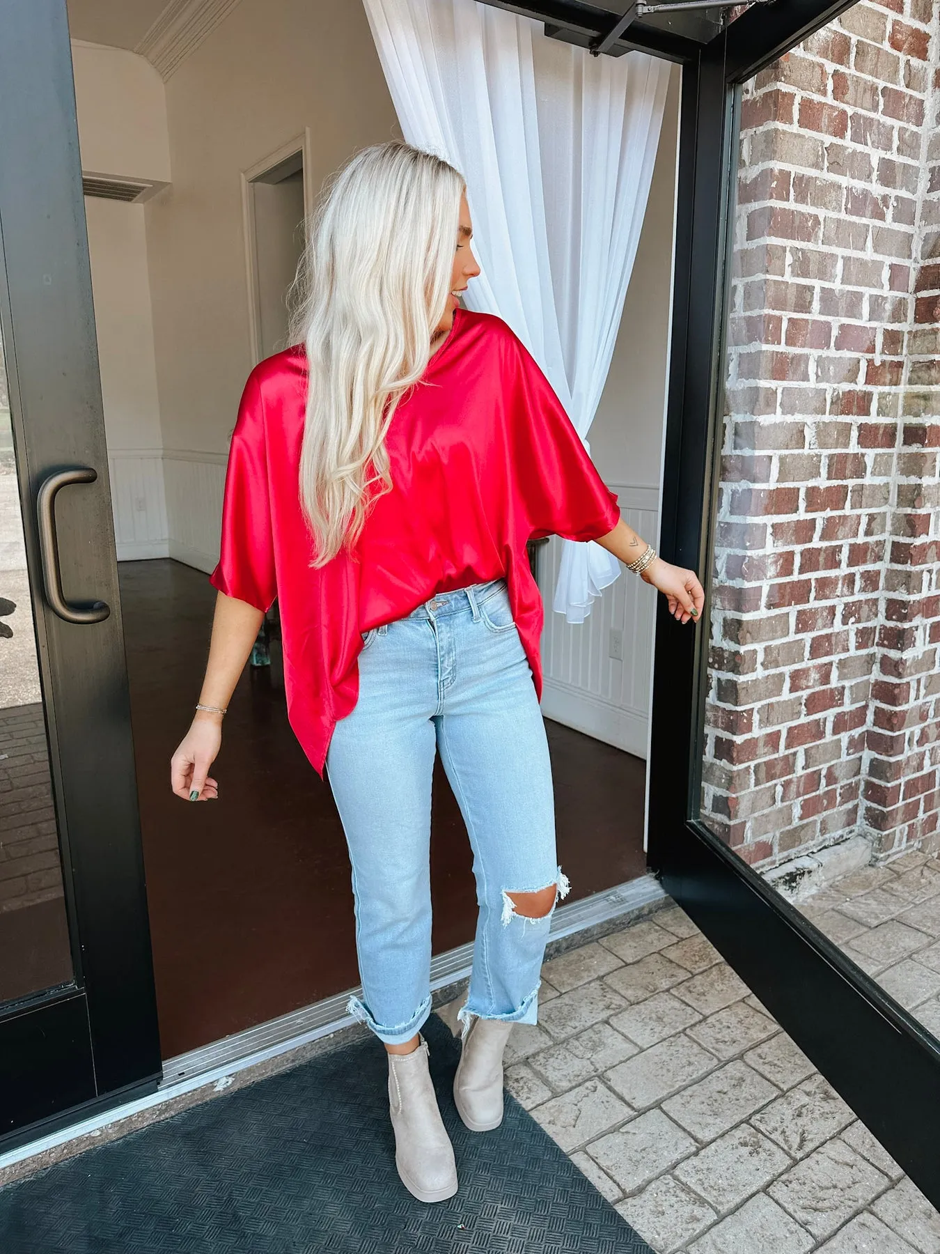 THE SADIE CHILI PEPPER TOP