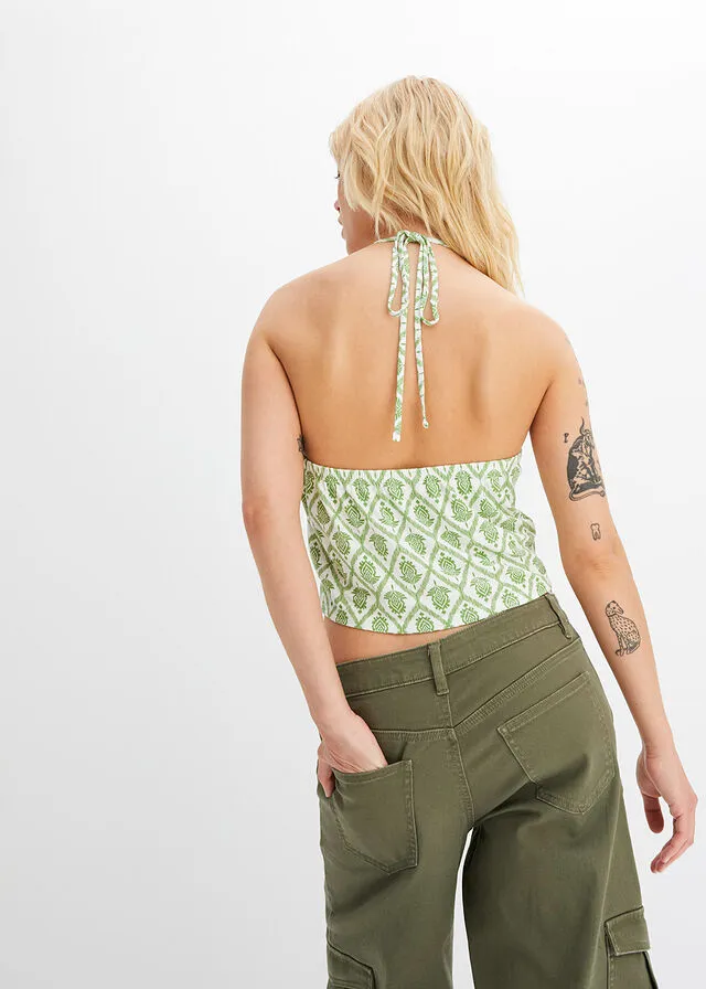 TOP MUSGO MATEBLANCO LANA ESTAMPADO