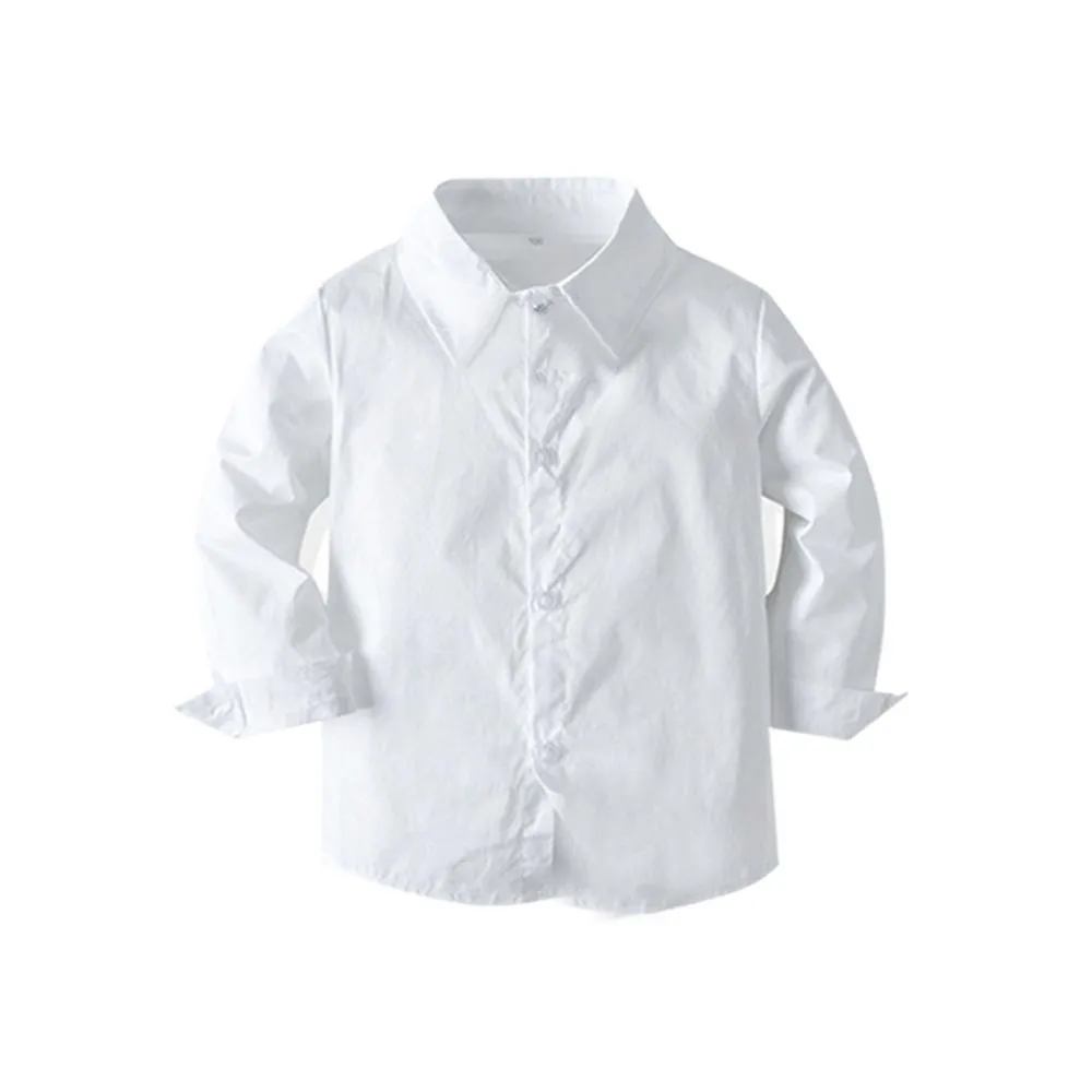 Traje de niños Camisa larga para niños Pantalones Vestido formal Bebé Primavera y otoño Temporada escolar Banquete Vestido de an