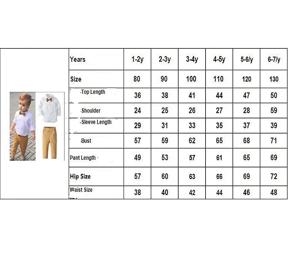 Traje de niños Camisa larga para niños Pantalones Vestido formal Bebé Primavera y otoño Temporada escolar Banquete Vestido de an