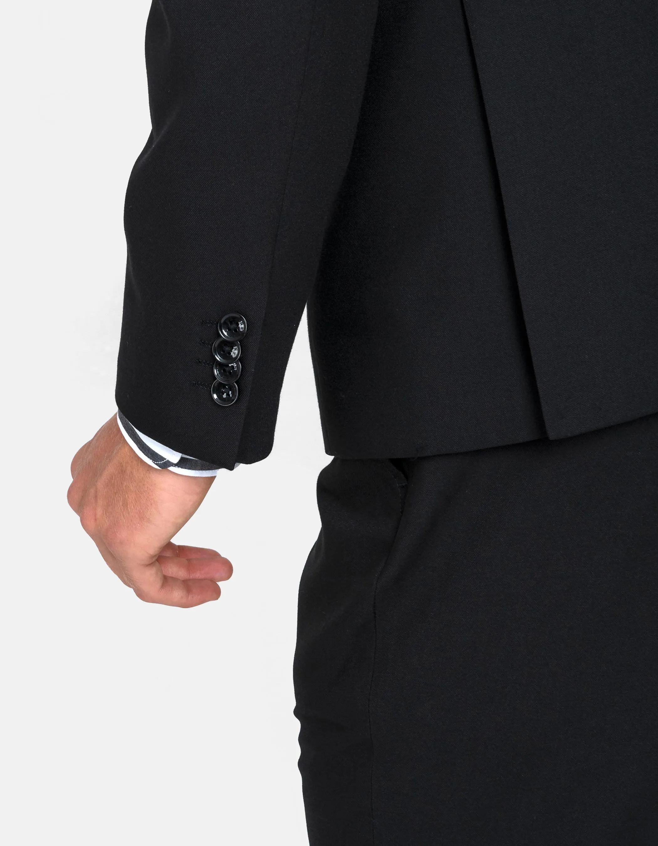 Traje liso fil a fil