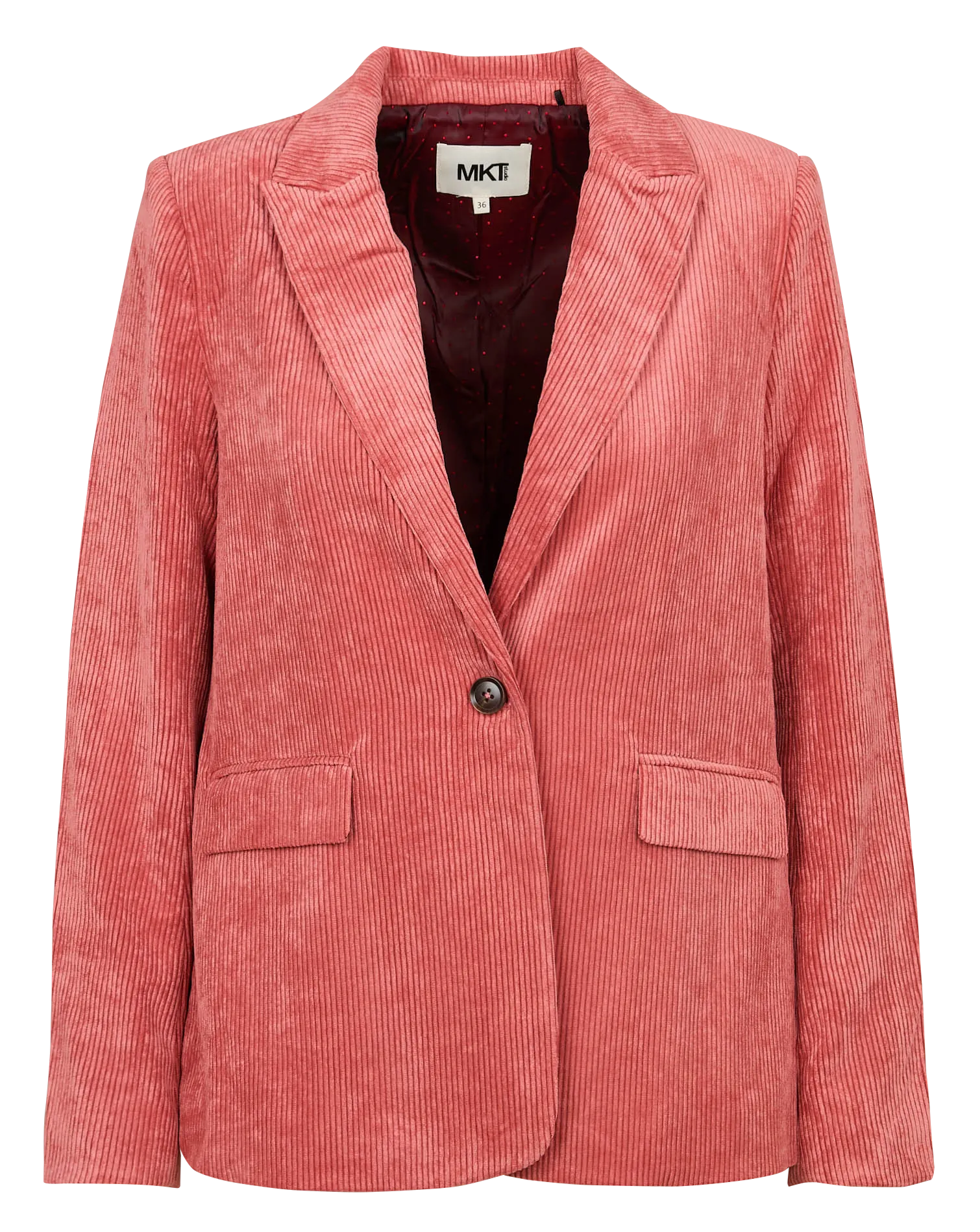 VANCOUVER  CHAQUETA DE TRAJE DE PANA EN ROSA