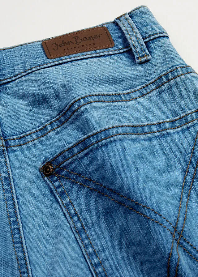 Vaqueros para niños con pernera ancha y ajuste holgado Denim claro
