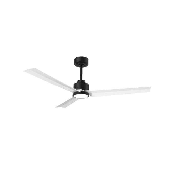 Ventilador de techo DC 127cm. negro/blanco con luz Sulion Anne