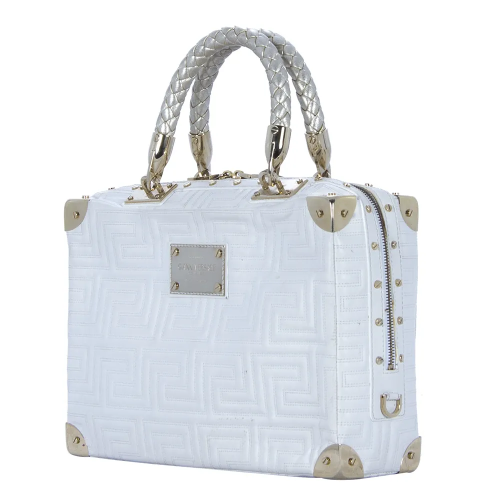 Versace Bolso Maletín Blanco
