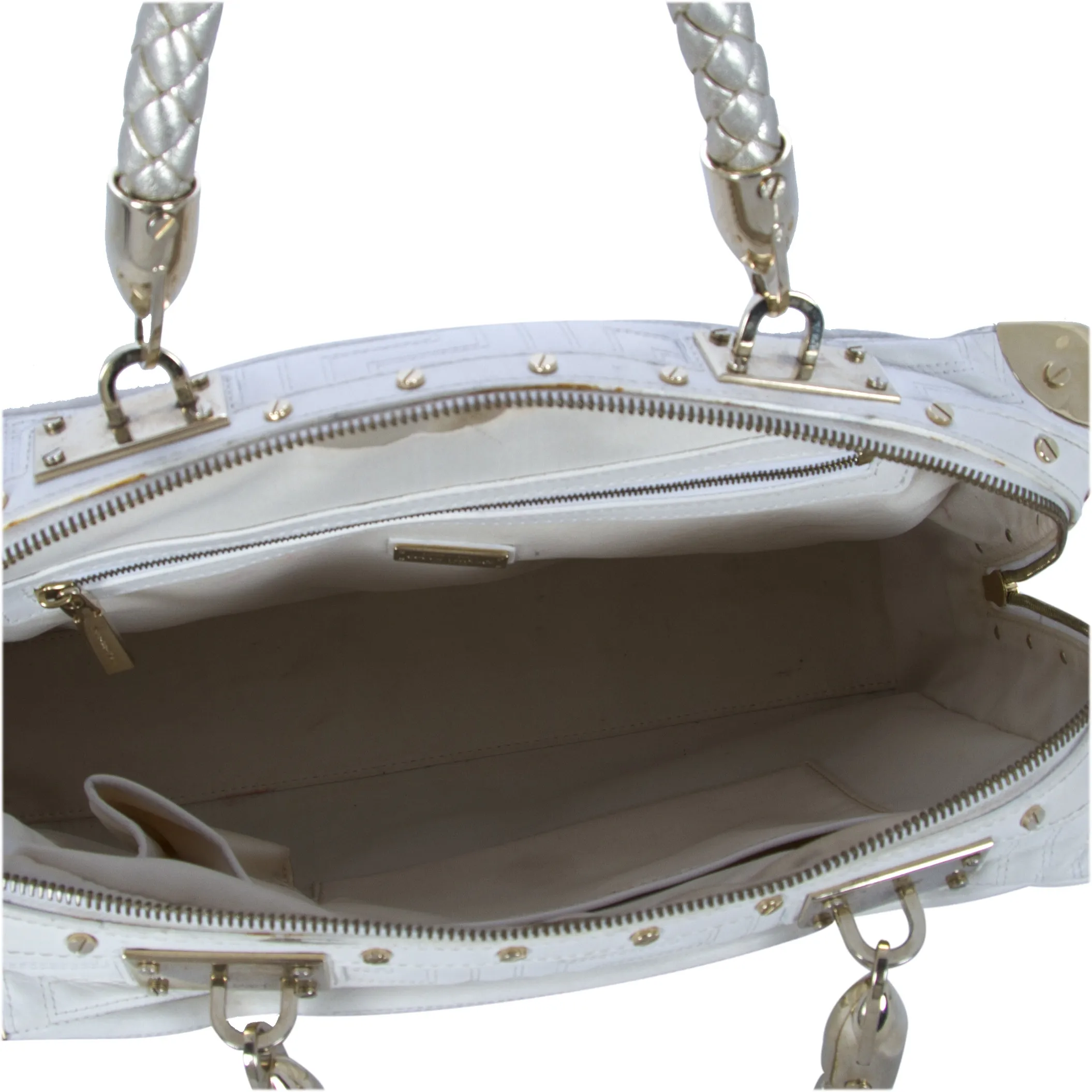 Versace Bolso Maletín Blanco