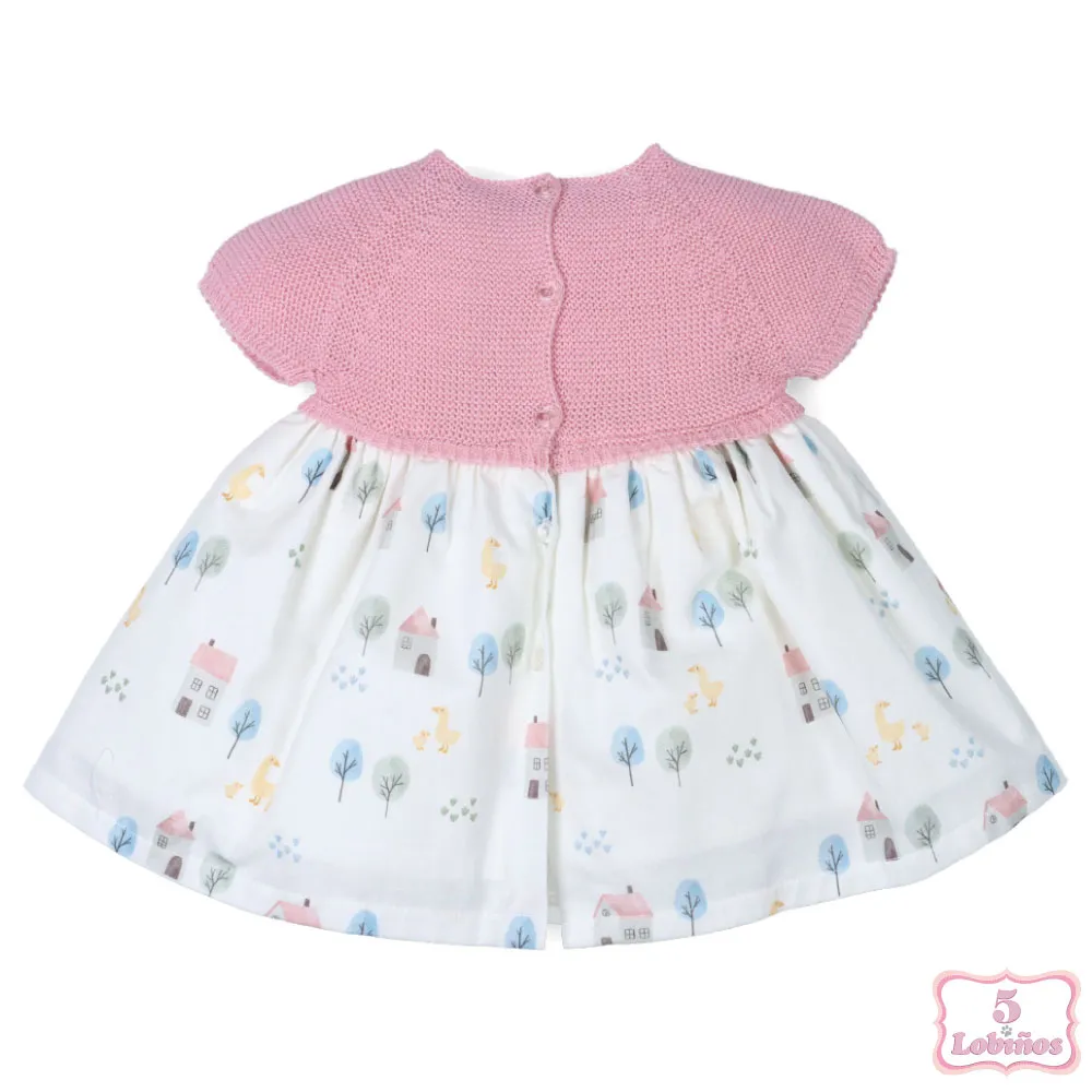 VESTIDO BEBÉ NIÑA CASITAS Popys