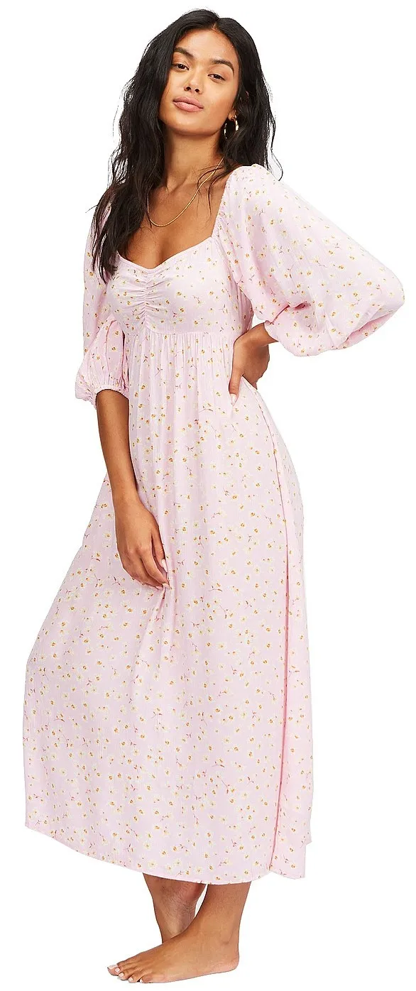 VESTIDO BILLABONG SWEPT AWAY  PINK LADY  WOMEN´S
