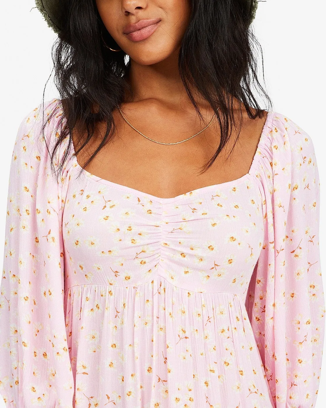 VESTIDO BILLABONG SWEPT AWAY  PINK LADY  WOMEN´S