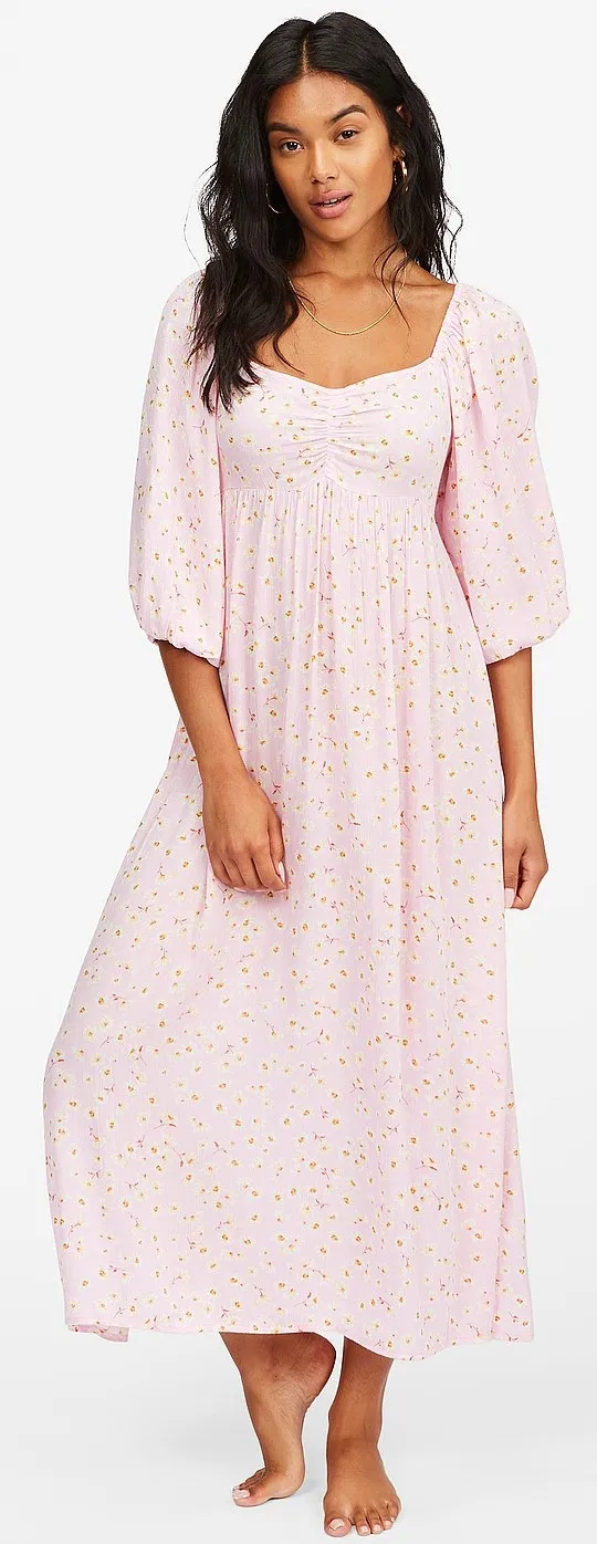 VESTIDO BILLABONG SWEPT AWAY  PINK LADY  WOMEN´S