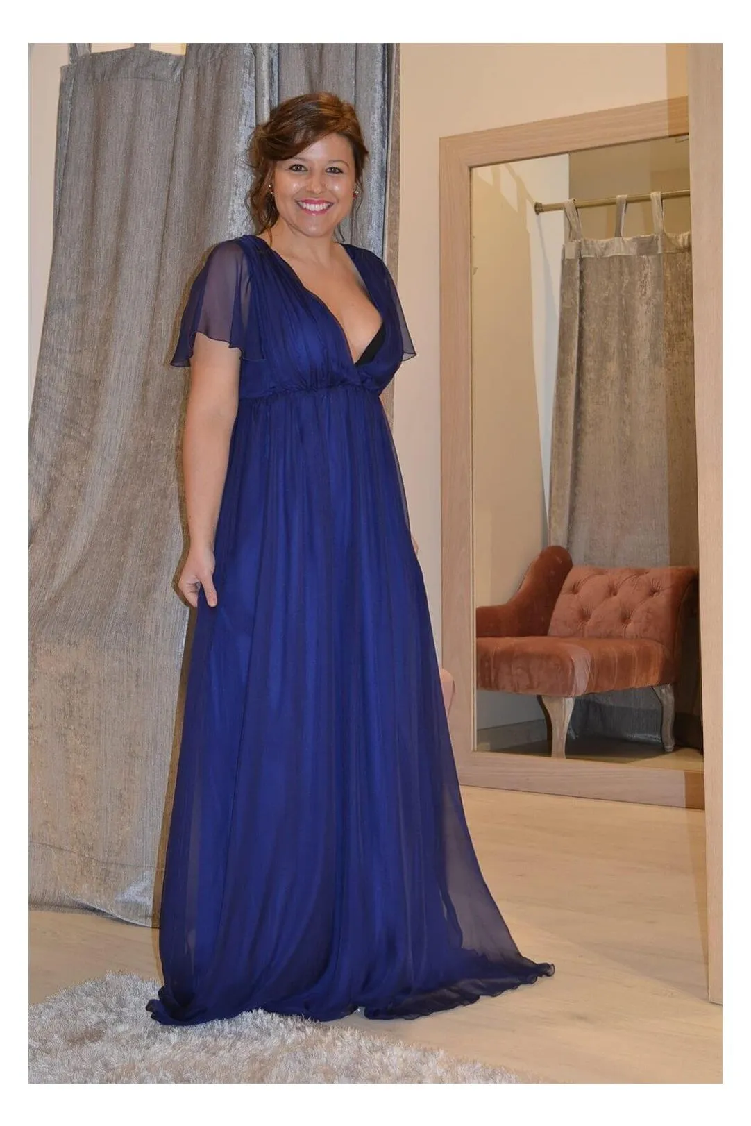 Vestido Garden azul