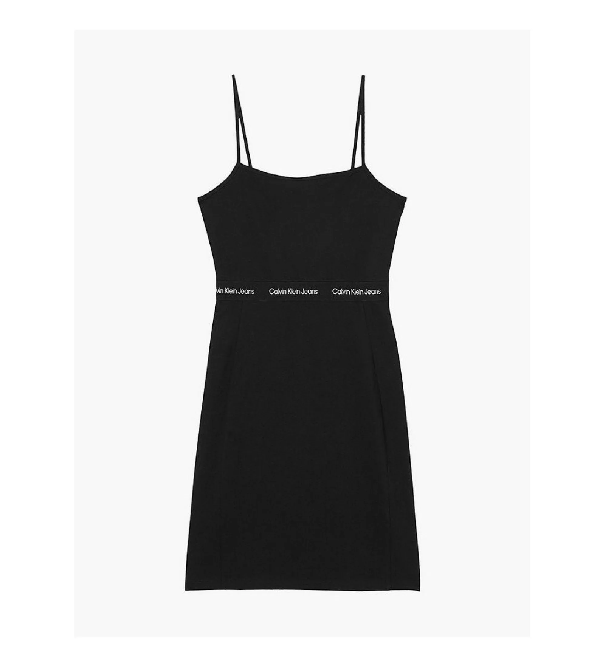 Vestido Logo Elastic Strappy negro