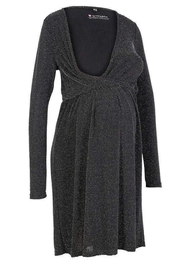 Vestido premamá/de lactancia Negro