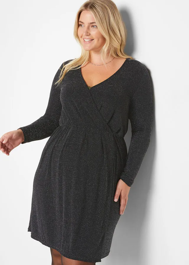 Vestido premamá/de lactancia Negro