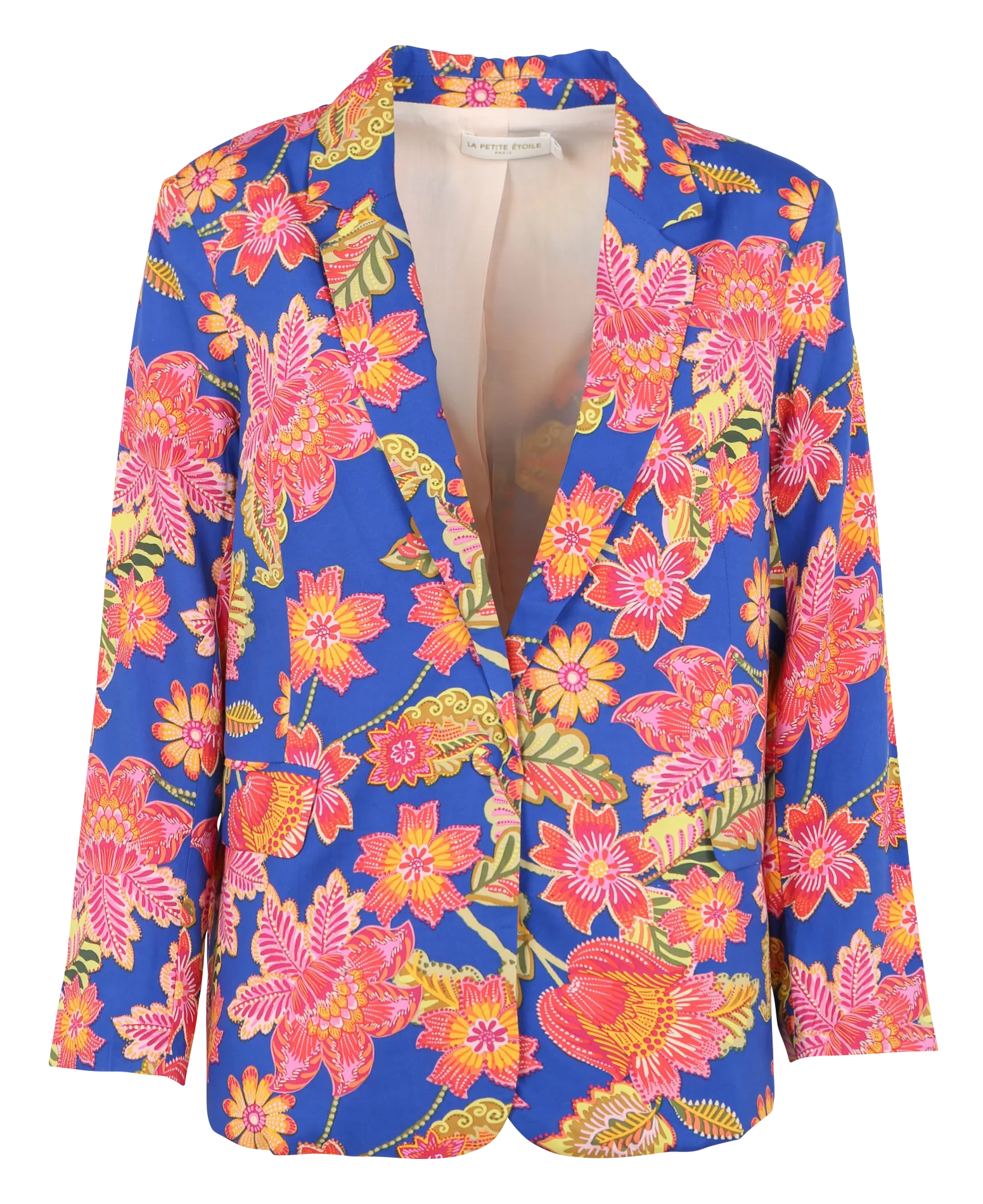 VILDAN  CHAQUETA SASTRE ESTAMPADA EN AZUL