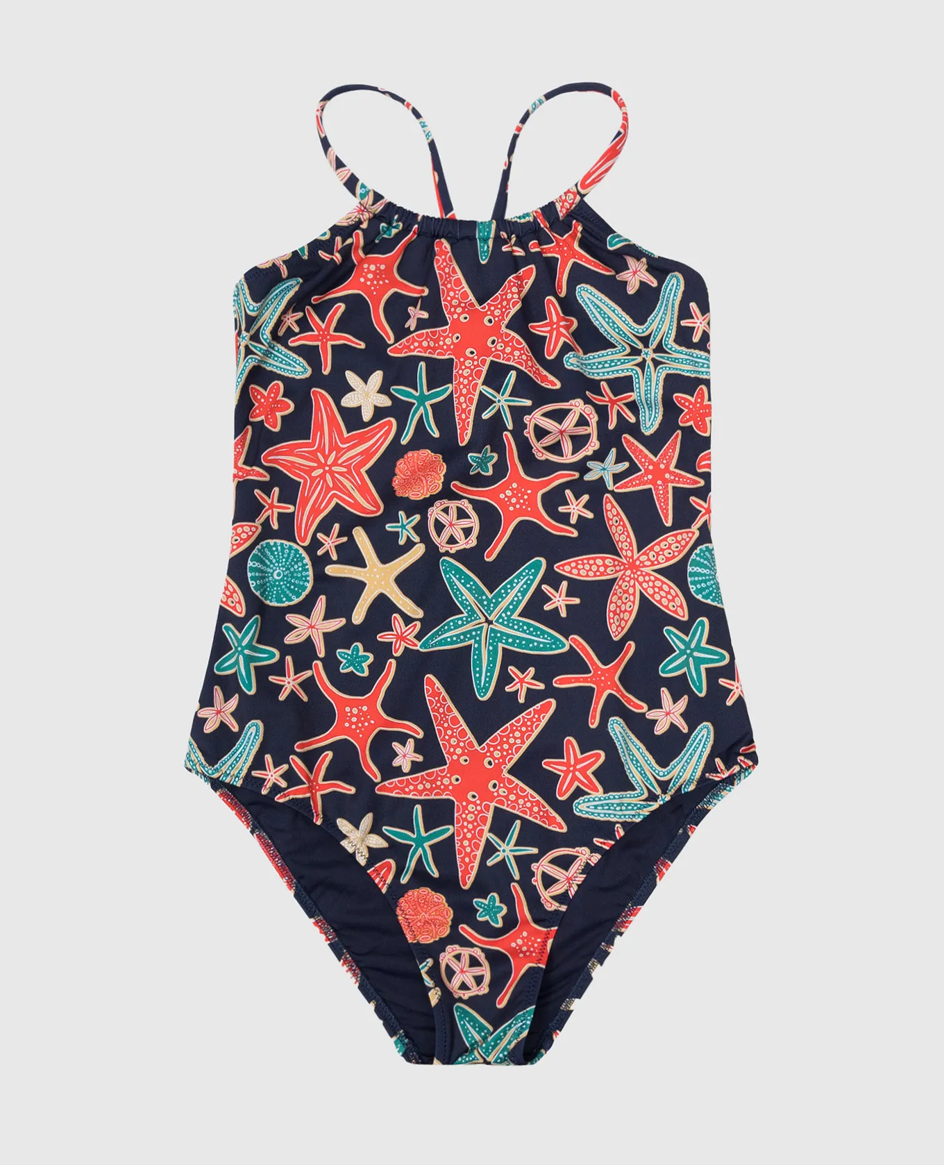 Vilebrequin Children's blue Gazette Holistarfishes print swimsuit