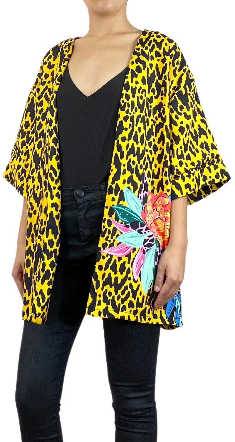 VINTAGE Kimono Animal Print