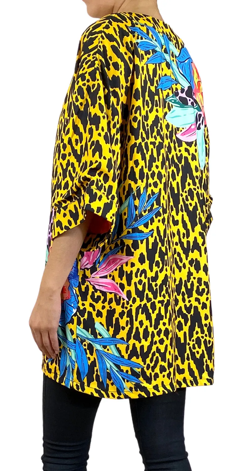 VINTAGE Kimono Animal Print