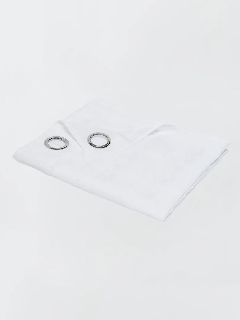 VISILLO CON ARANDELAS  BLANCO
