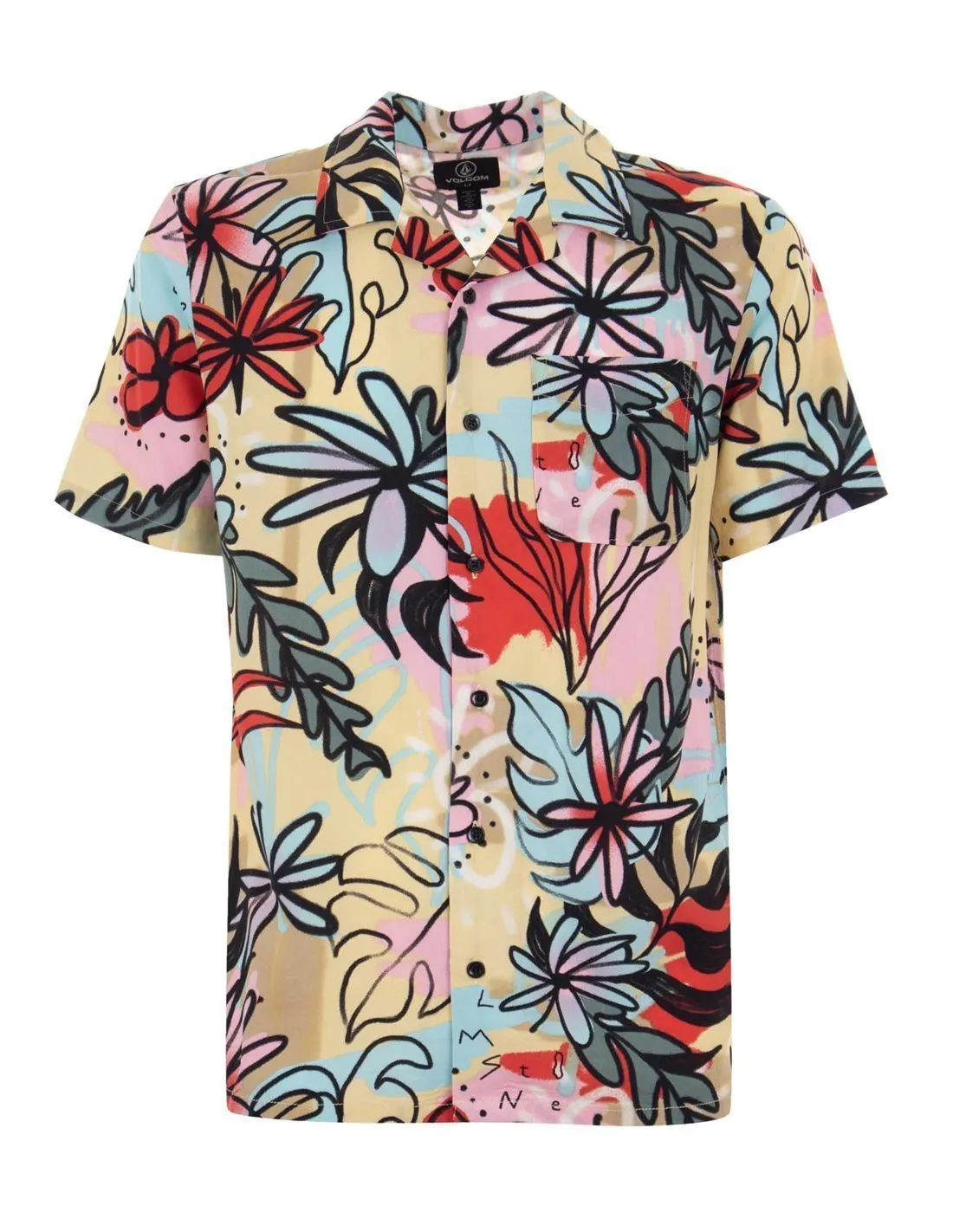 VOLCOM  CAMISA MULTICOLOR PURESTONE SS A0422400 HOMBRE