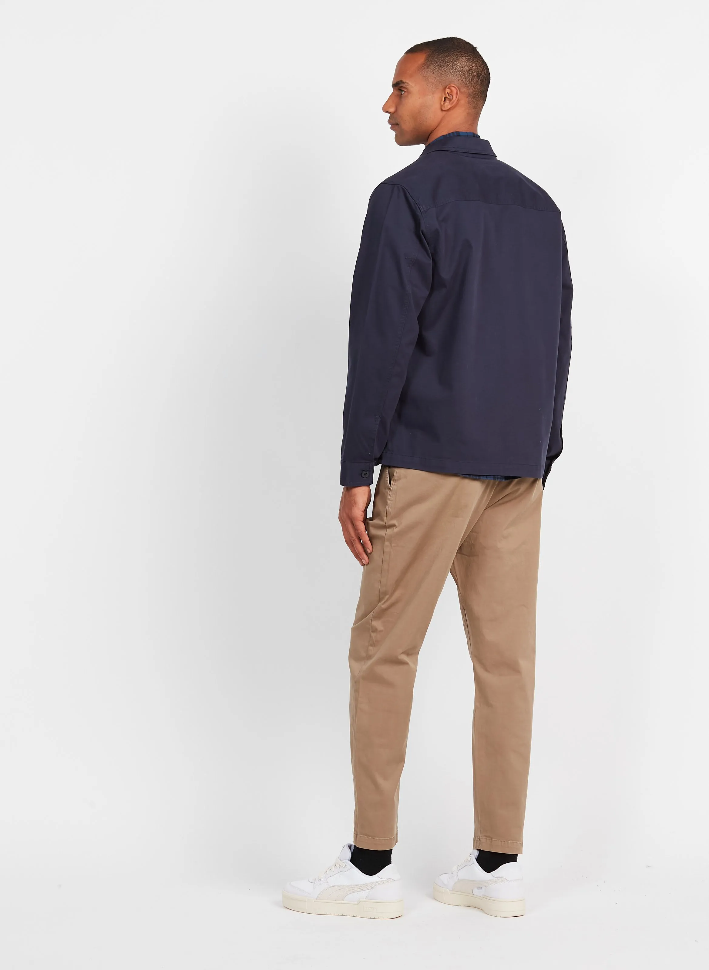 WIZZA  PANTALóN RECTO DE MEZCLA DE ALGODóN EN MARRON