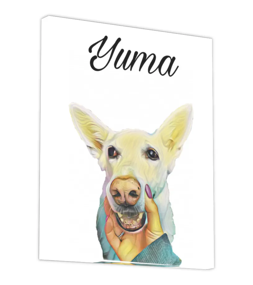 Yuma personal canvas print Lienzo 20 x 25 cm