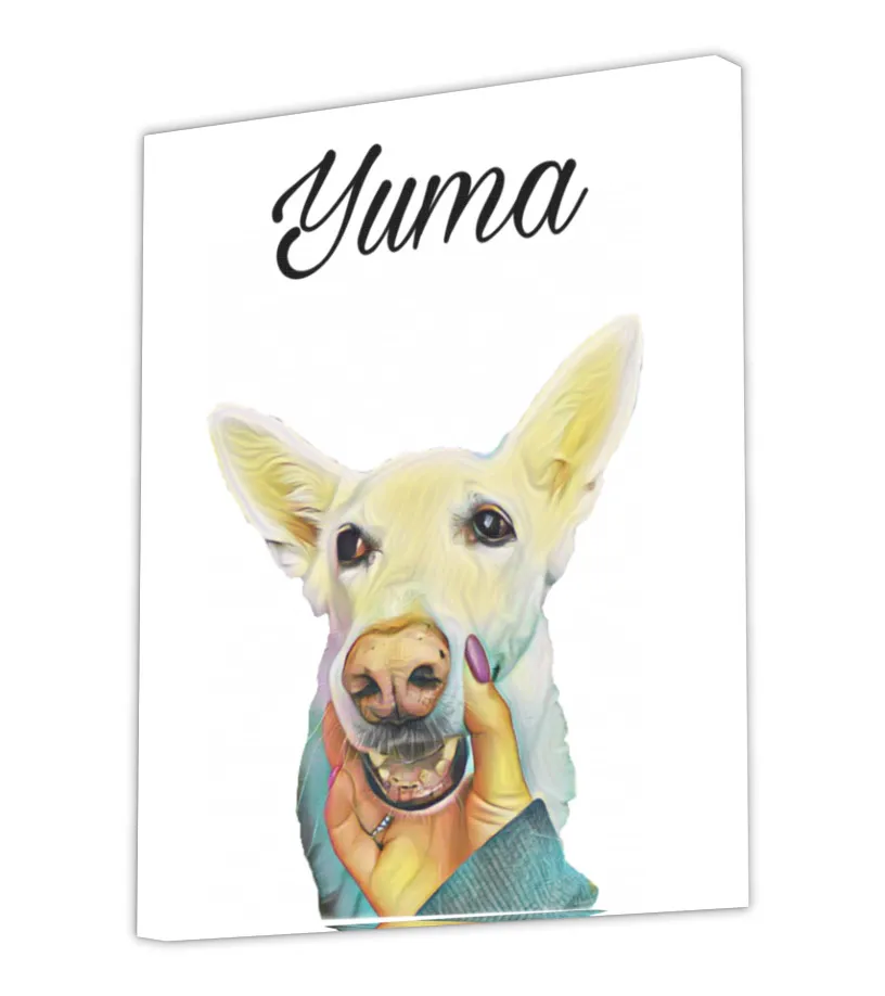 Yuma personal canvas print Lienzo 20 x 25 cm