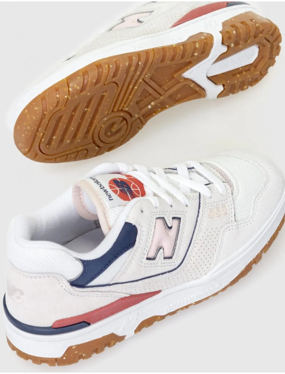 Zapatilla New Balance Bbw550 Beig/rosa
