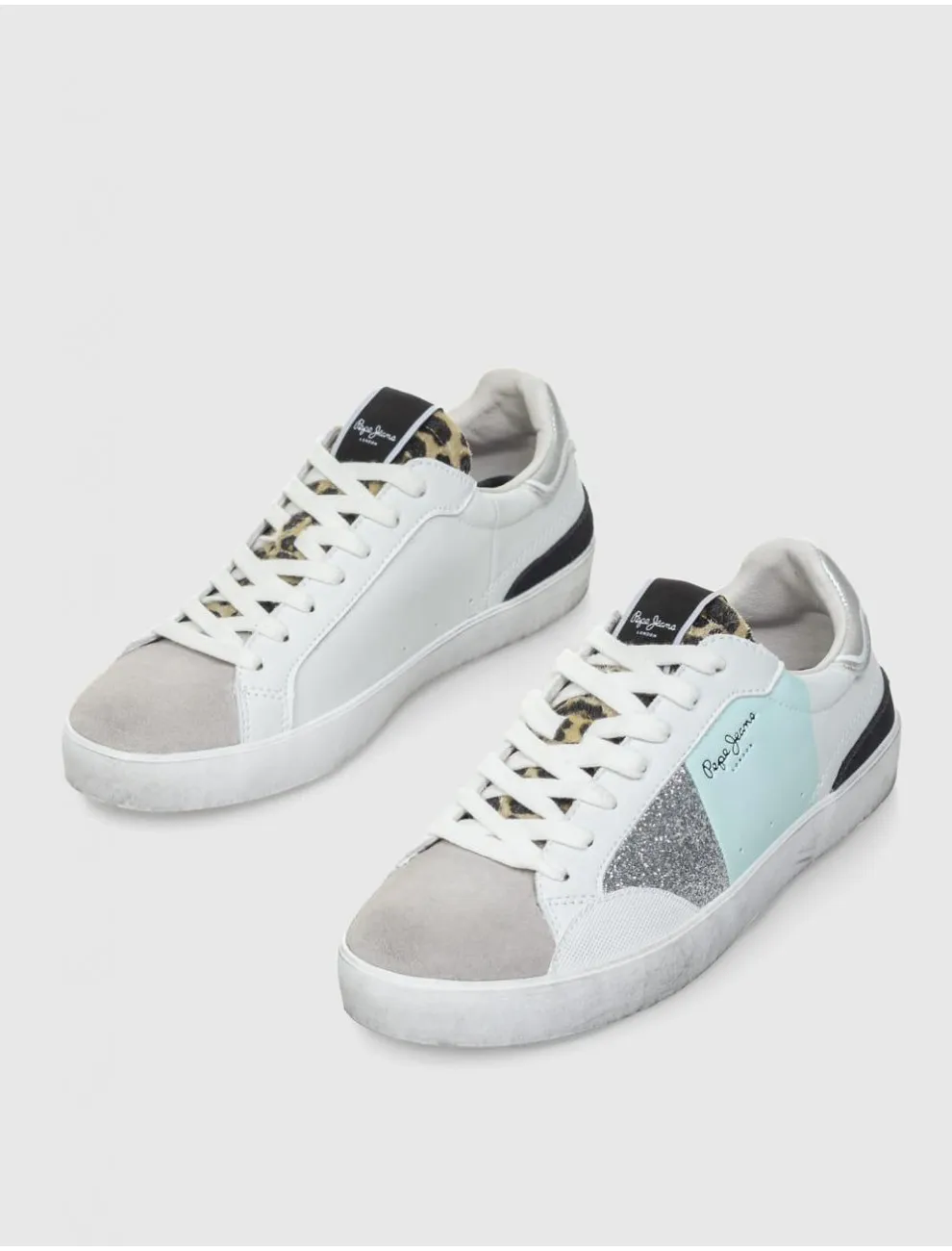 Zapatilla Pepe Jeans Lane Shine W Gris