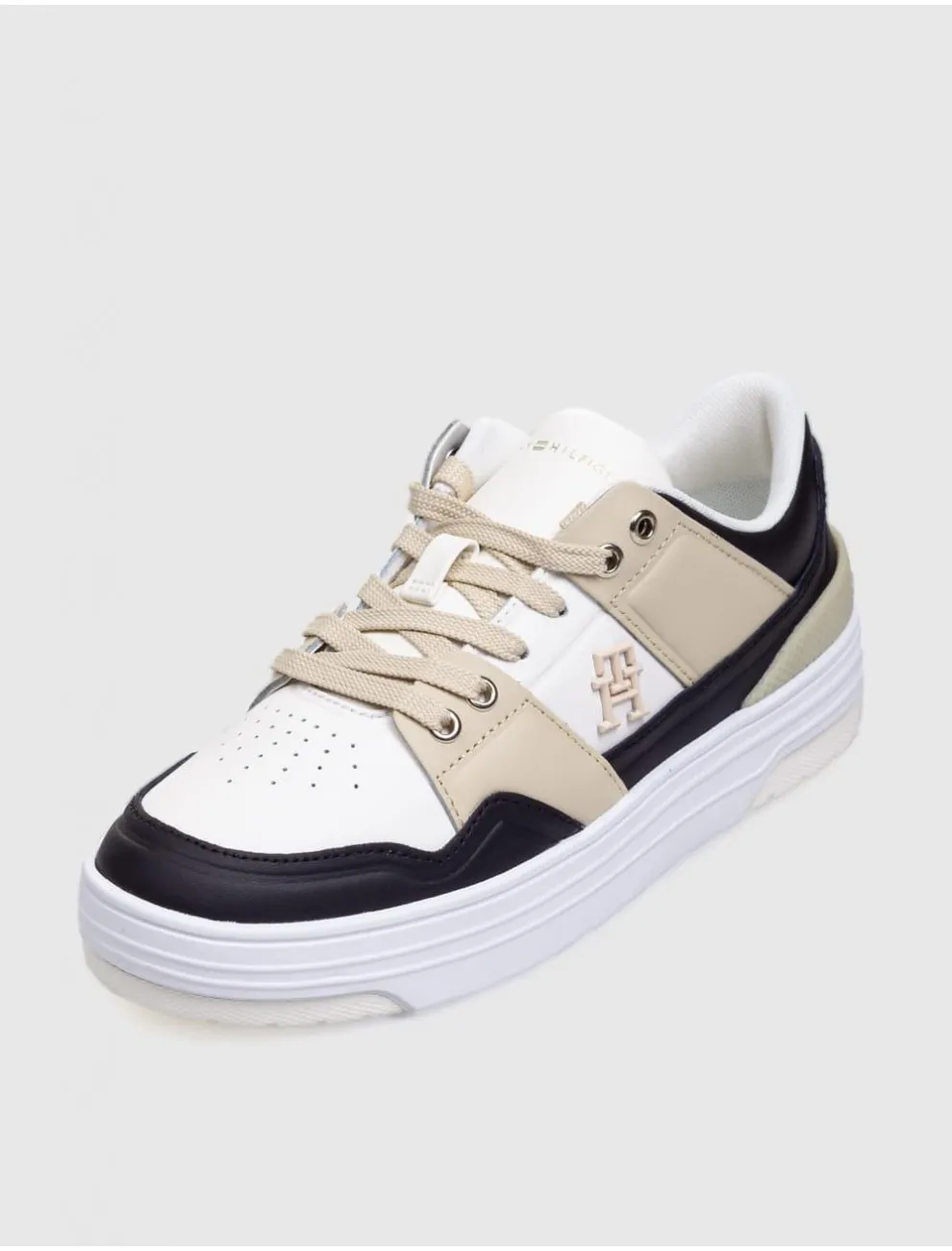 Zapatilla Tommy Hilfiger Basket Sneaker Lo Blanco