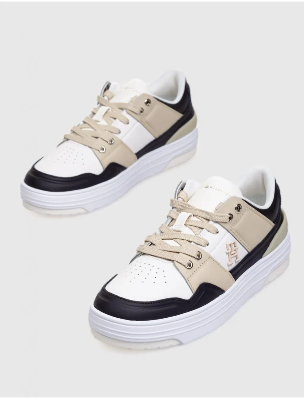 Zapatilla Tommy Hilfiger Basket Sneaker Lo Blanco