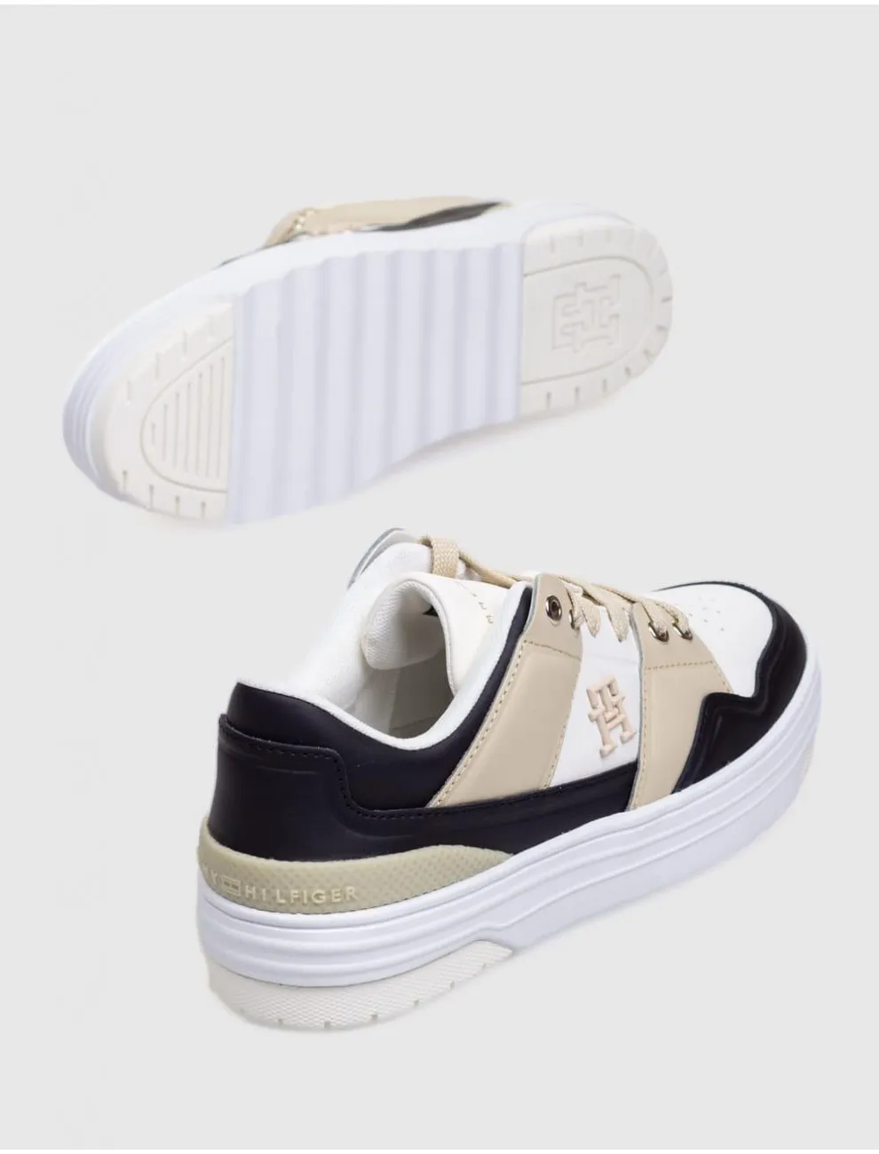 Zapatilla Tommy Hilfiger Basket Sneaker Lo Blanco